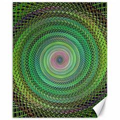 Wire Woven Vector Graphic Canvas 16  X 20  