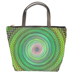 Wire Woven Vector Graphic Bucket Bags by Sapixe