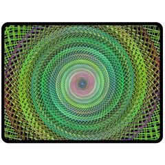 Wire Woven Vector Graphic Double Sided Fleece Blanket (large)  by Sapixe