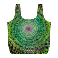 Wire Woven Vector Graphic Full Print Recycle Bags (l)  by Sapixe