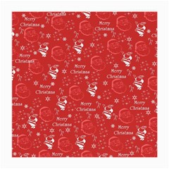 Santa Christmas Collage Medium Glasses Cloth (2-side) by Sapixe