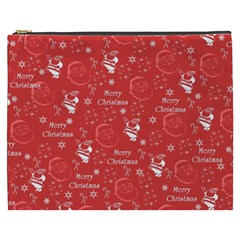 Santa Christmas Collage Cosmetic Bag (xxxl)  by Sapixe