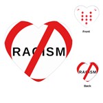 No Racism Playing Cards (Heart)  Front