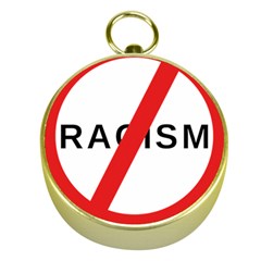 No Racism Gold Compasses