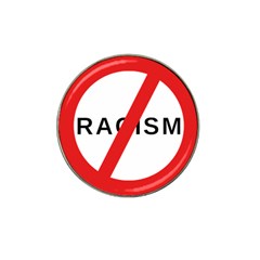 No Racism Hat Clip Ball Marker by demongstore