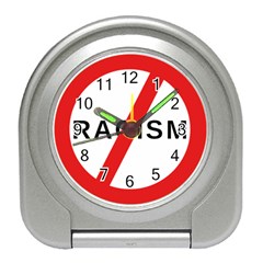 No Racism Travel Alarm Clocks by demongstore