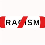 No Racism Large Bar Mats 32 x8.5  Bar Mat