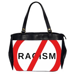 No Racism Office Handbags (2 Sides)  by demongstore