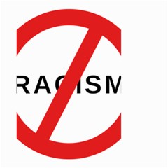 No Racism Small Garden Flag (two Sides)