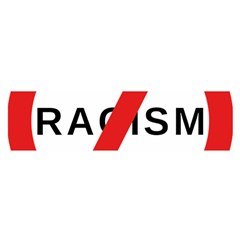 No Racism Satin Scarf (oblong) by demongstore