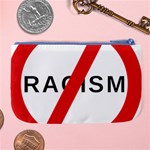 No Racism Large Coin Purse Back