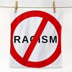 No Racism Face Towel by demongstore