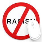 2000px No Racism Svg Round Mousepads Front