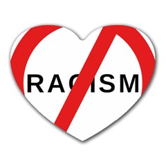 2000px No Racism Svg Heart Mousepads by demongstore