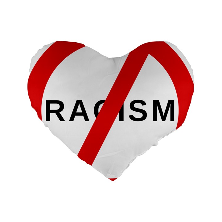 2000px No Racism Svg Standard 16  Premium Heart Shape Cushions