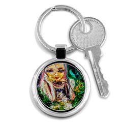 Mermaid 1 Key Chains (round)  by bestdesignintheworld