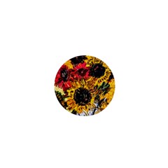 Sunflowers In A Scott House 1  Mini Magnets by bestdesignintheworld