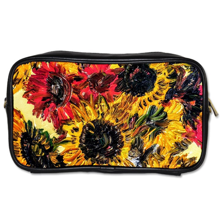 Sunflowers In A Scott House Toiletries Bags