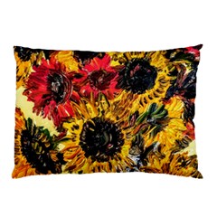 Sunflowers In A Scott House Pillow Case (two Sides) by bestdesignintheworld