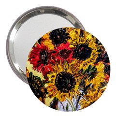 Sunflowers In A Scott House 3  Handbag Mirrors by bestdesignintheworld