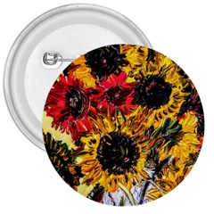 Sunflowers In A Scott House 3  Buttons by bestdesignintheworld