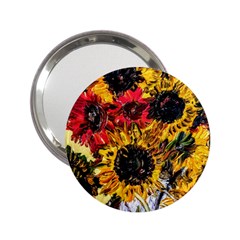 Sunflowers In A Scott House 2 25  Handbag Mirrors by bestdesignintheworld