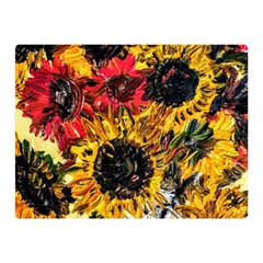 Sunflowers In A Scott House Double Sided Flano Blanket (mini)  by bestdesignintheworld