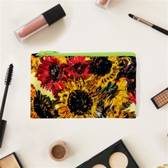 Sunflowers In A Scott House Cosmetic Bag (xs) by bestdesignintheworld