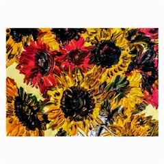 Sunflowers In A Scott House Large Glasses Cloth by bestdesignintheworld