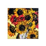 Sunflowers In A Scott House Satin Bandana Scarf Front