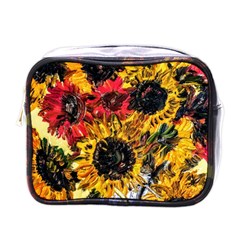 Sunflowers In A Scott House Mini Toiletries Bags by bestdesignintheworld