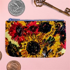 Sunflowers In A Scott House Large Coin Purse by bestdesignintheworld