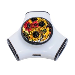 Sunflowers In A Scott House 3-port Usb Hub by bestdesignintheworld