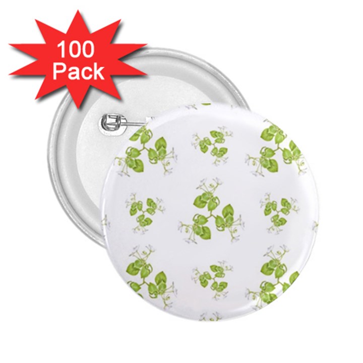 Photographic Floral Decorative Pattern 2.25  Buttons (100 pack) 