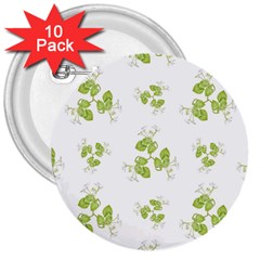 Photographic Floral Decorative Pattern 3  Buttons (10 Pack) 