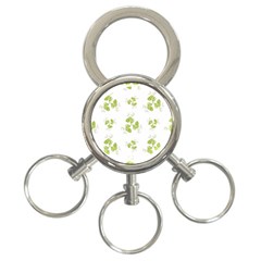 Photographic Floral Decorative Pattern 3-ring Key Chains by dflcprints