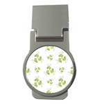 Photographic Floral Decorative Pattern Money Clips (Round)  Front