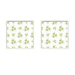 Photographic Floral Decorative Pattern Cufflinks (square) by dflcprints