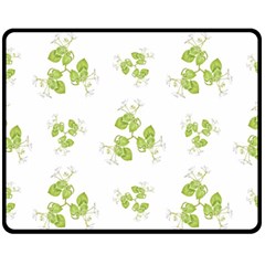 Photographic Floral Decorative Pattern Fleece Blanket (medium)  by dflcprints