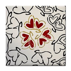 Loving Hearts Tile Coasters