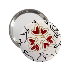 Loving Hearts 2 25  Handbag Mirrors