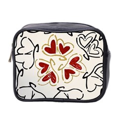 Loving Hearts Mini Toiletries Bag 2-side by Art2City