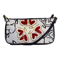 Loving Hearts Shoulder Clutch Bags by Art2City