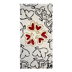 Loving Hearts Shower Curtain 36  X 72  (stall)  by Art2City