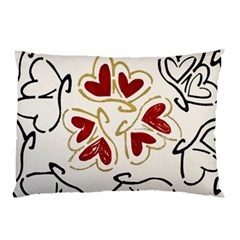 Loving Hearts Pillow Case (two Sides) by Art2City