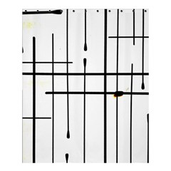 White Limits By Jandi Shower Curtain 60  X 72  (medium)  by Art2City