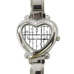 White Limits By Jandi Heart Italian Charm Watch by Art2City