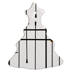 White Limits By Jandi Ornament (christmas Tree)  by Art2City