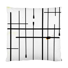 White Limits By Jandi Standard Cushion Case (one Side) by Art2City