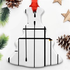 White Limits By Jandi Ornament (christmas Tree)  by Art2City